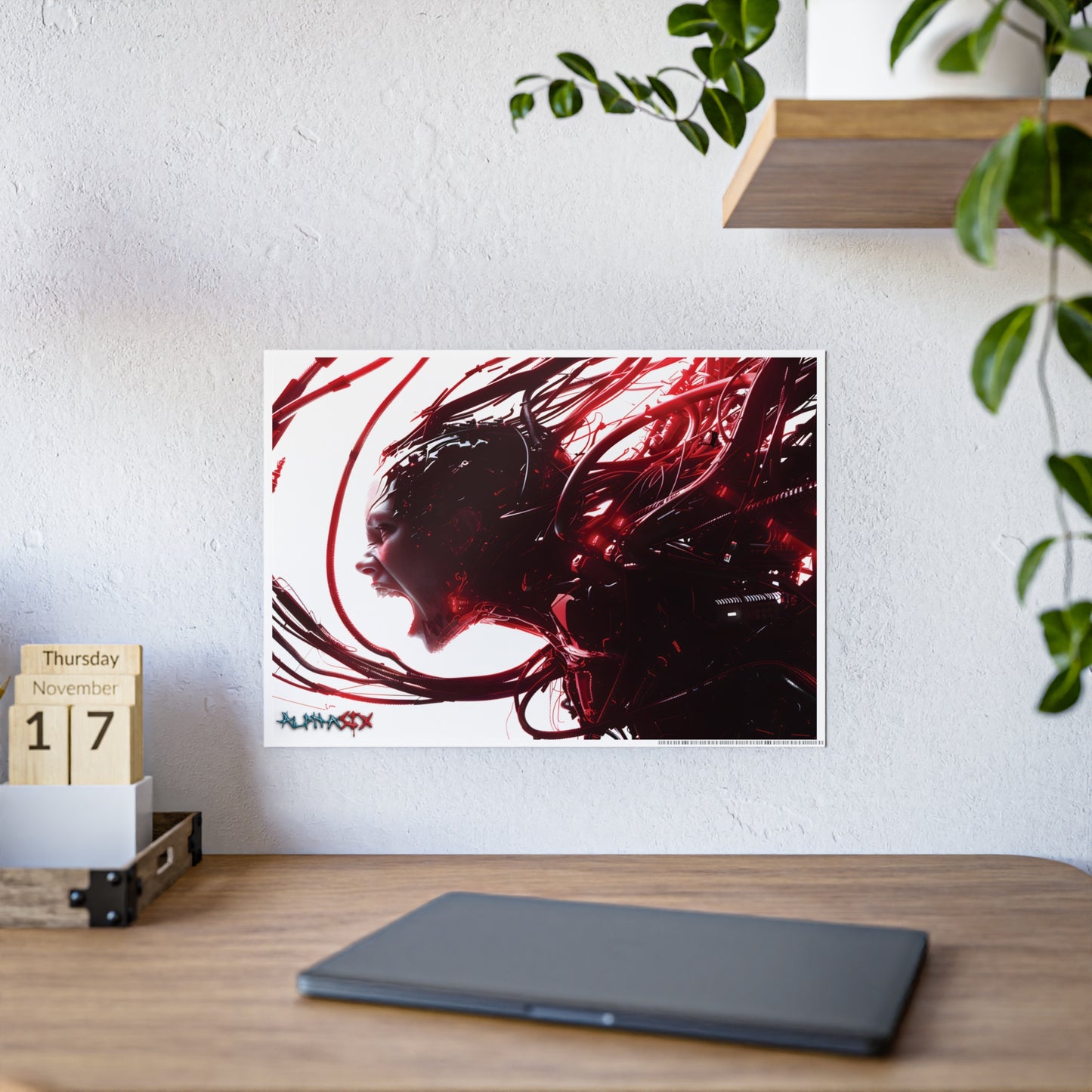 AlphaSix "The Mother's Fury" (Horizonal High-Gloss Poster)