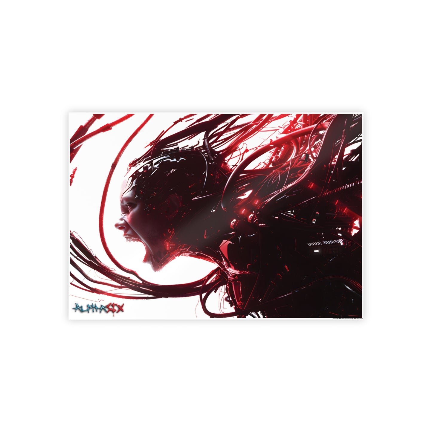 AlphaSix "The Mother's Fury" (Horizonal High-Gloss Poster)