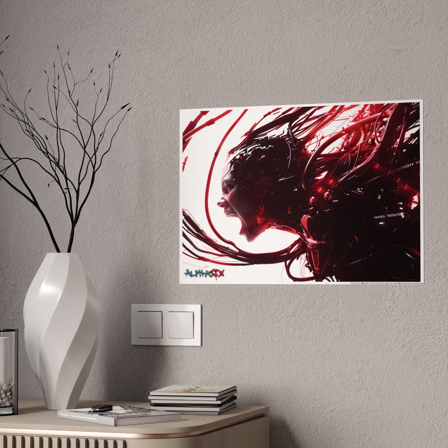 AlphaSix "The Mother's Fury" (Horizonal High-Gloss Poster)