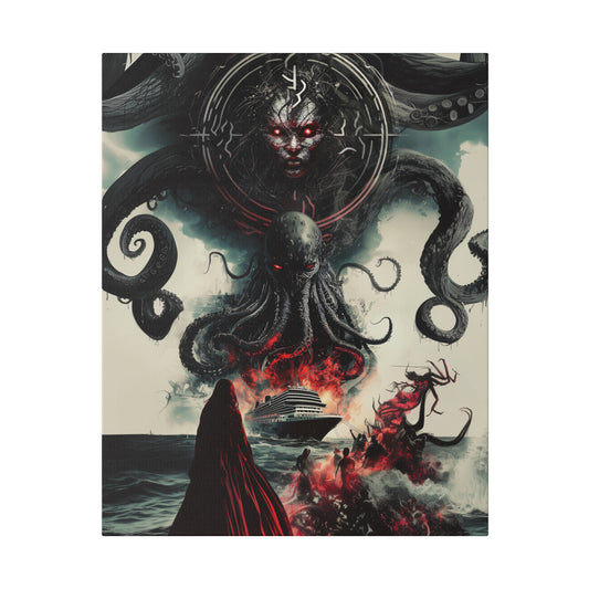 AlphaSix "The Abyss Awakens" (Matte Canvas, Stretched, 0.75)